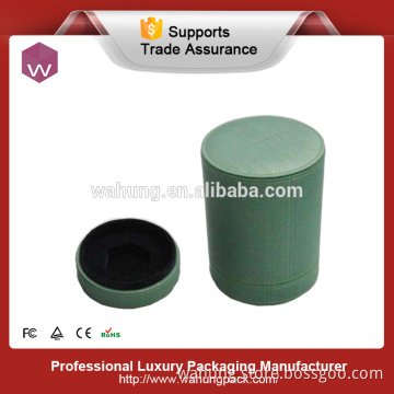 handmade round paper perfume gift box